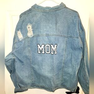 Maternity "mom" jean jacket